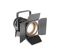 Cameo TS 200 WW - Theatre Spotlight with Fresnel Lens and 180 Watt Warm White LED in Black Housing