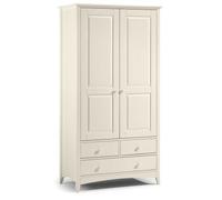 Cameo White 2 Door 3 Drawer Double Wardrobe