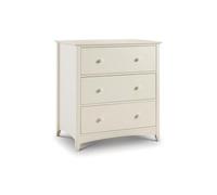 Cameo White 3 Drawer Small Chest