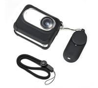 Camera Accessories Bundle GO 3S Soft Silicone Case Secure Neck Strap Anti-lost Tether and Lens Protector Anti-Scratch Silicone Sleeve