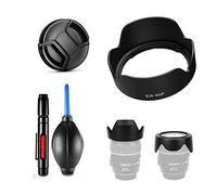 Camera Accessories Bundle Set for Canon EOS M50 M10 camera with Canon EF-M 18-150mm f/3.5-6.3 IS STM Lens including EW60F Lens hood, Lens cap, Cleaning pen, Air blower pump
