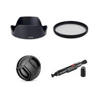 Camera Accessories Bundle Set For Canon RF 15-30mm f/4.5-6.3 IS STM Lens With Canon EOS R7, R8 including EW-73E Lens hood Replacement, MC UV filter, Lens cap, Cleaning pen