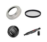 Camera Accessories Bundle Set For Nikon NIKKOR Z DX 16-50mm f/3.5-6.3 VR Lens With Nikon Z50 including Silver HN-40 Lens hood Replacement, MC UV filter, Lens cap, Cleaning pen