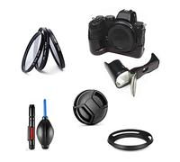 Camera Accessories Bundle Set For Nikon Z5 Camera with NIKKOR Z 24-50mm f/4-6.3 Lens including Black half body base case, UV CPL ND4 Filters set, Lens Hood, Lens Cap, Cleaning Pen, Air Blower Pump