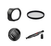 Camera Accessories Bundle Set For Olympus M.Zuiko Digital ED 9-18mm f/4-5.6 Lens With Olympus PEN E-PL10, E-PL9, E-PL8 including LH-55B Lens hood Replacement, MC UV filter, Lens cap, Cleaning pen