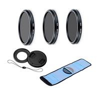 Camera Accessories Bundle Set For Ricoh GR digital camera including ND2 ND4 ND8 Filters set, Adapter Ring, Black filter pouch