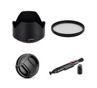 Camera Accessories Bundle Set For Sony Sonnar T* FE 55mm f/1.8 ZA Lens With Sony Alpha a6600 a6700 Camera including ALC-SH131 Lens hood Replacement, MC UV filter, Lens cap, Cleaning pen