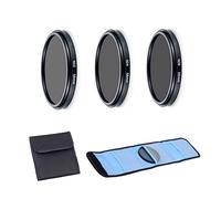 Camera Accessories Bundle Set including ND2 ND4 ND8 Filters set & Black filter pouch For Nikon AF-S NIKKOR 50mm f/1.8G Lens, For Nikon AF-S DX NIKKOR 55-300mm f/4.5-5.6G ED VR Lens
