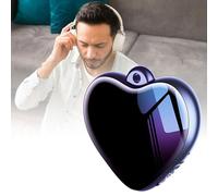 Camera Accessories Q66 Recording And Decoration 2100 Minutes Talk 10m Transmission USB2.0 Compatible Built In Battery Heart Shaped Design Soft Light for Streaming (D, One Size)