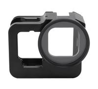 Camera Aluminum Frame Case, HD UV Filter Aluminum Cage Protective Case Frame Housing Quick Release Design with Cold Shoe Mount