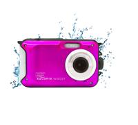 Aquapix W3027 'Wave' Underwater Camera, Waterproof to 3 m, 2.7 Inch Display, up to 30 MP Resolution, 4X Digital Zoom, 5 MP Sensor, Pink