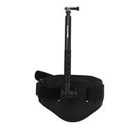 Camera Back Bar Waist Strap,Multifunction Outdoor Photography Waist Strap Belt,EVA PC with Selfie Stick Camera Belt Bracket for Running, Climbing, Hiking, Cycling