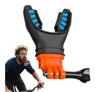 Camera Backpack Clip,Photography Clamp - Portable Silicone Mouthpiece Professional Multi-Angle for Snorkeling Rock Climbing Cooking Videos Sports Recording Overhead Filming