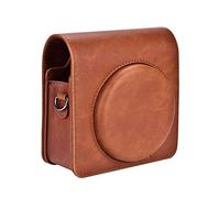 Camera Bag, PU Leather Protective Case Bag with Shoulder Strap for Fujifilm Instax SQ6 Camera(Brown)
