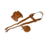 Camera Bags for Olympus OM-D E-M10 Mark IV, PU Leather Case with Strap