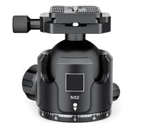Camera Ball Head, Tripod Ballhead Of Low Gravity Center Double U Notch Ultra-low Sphere Panoramic Ball Head With Quick Release Plate,parts