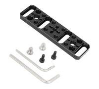 Camera Base Plate Extension Long Cheese Plate Multiple 1 / 4inch-20 3 / 8inch-16 Thread Holes for DSLR Camera Accessories Multifunctional Professional Photography Studio Video Mounting