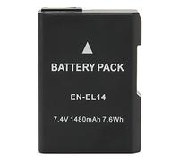 Camera Battery, EN EL14 Lithium Ion Battery Camera Accessories 1480mAh Camera Replacement Battery for Nikon D5300 D3200 D5200 D3400 D5600 D3500 D3300 D3100