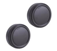 Camera Body Cap & Rear Lens Cap Cover Compatible for Fujifilm XT50 XS20 XS10 XT30II XT30 XT4 XT3 XT100 Camera kit X Mount Lens (2 Pack)
