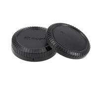 Camera Body Cap & Rear Lens Cap Set Compatible with Fujifilm X - Protective Caps for Camera & Lens