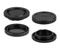 Camera Body Cap & Rear Lens Cover Compatible for PENTAX Q Q10 Q7 Q-S1 Camera kit Q Mount Lens (2 Pack)