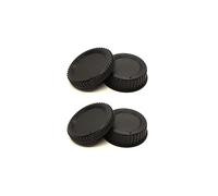 Camera Body Cap & Rear Lens Cover for Compatible for Nikon D850 D810 D780 D750 D610 D7500 D3500 D7000 D90 w/AF AF-S AF-P Mount Lens
