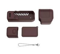 Camera Body Cover Set Compatible with Pocket 4, BRDRC Silicone Lens Screen Handle Accessories for Filming Trips Sleeve Handheld Video Accessory Travel