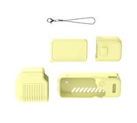 Camera Body Cover Set Compatible with Pocket 4, BRDRC Silicone Lens Screen Handle Accessories for Filming Trips Sleeve Handheld Video Accessory Travel