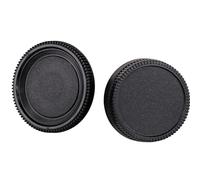 Camera Body Dust Cap Cover compatible for Nikon F Mount Camera Body Nikon D6 D5 D4 D780 D850 D7500 D5600 D3500 D90 and Rear Lens Cap compatible for Nikon F Mount Lenses