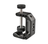 Camera C-Clamp Aluminum Multifunctional C Type Clip Desk Mount Stand With 1/4" 3/8" Screw Hole For DSLR Fill Light