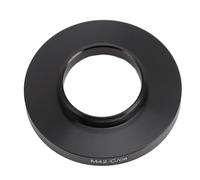 Camera C-Mount Lens Adapter, Aluminum Alloy M42 to C CS Coupling Ring, Portable C CS Mount Adapter Ring for Macro Photography Telescope, Versatility