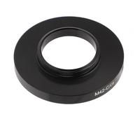 Camera C-Mount Lens Adapter, Metal M42 to C CS Coupling Ring, M42x0.75mm Female to C CS Mount Adapter Ring, Portable C-CS Mount Adaptor Spacer Ring for Macro Photography Telescope