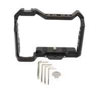 Camera Cage Aluminum Alloy Protective Video Rig with Threaded Hole Cold Shoe Mount for Photography