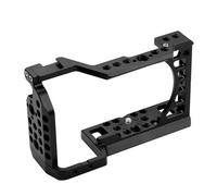 Camera Cage Compatible For Sony A6000 A6100 A6300 A6400 A6500, Vlog Case With Cold Shoe Mic And LED Light Mount(Single Cage)