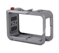 Camera Cage Compatible with for Action 5 Pro, Action Camera Protective Case with Cold Shoe, 1/4 Inch Threaded Port, Video Recording Rig Aluminum Alloy Frame, No Assembly