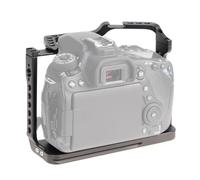 Camera Cage for 70D 80D 90D, Aluminum Alloy Full Cage with 1/4 3/8 Inch Threaded Holes, Cold Shoe Mount, for Arca Tripod, Vertical Shooting Handle