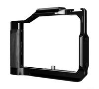 Camera Cage for Canon R50V Rig with Dual Grip | Dual handgrip design, enhanced stability, smooth for video recording, ergonomic hold, professional footage