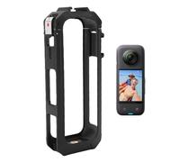 Camera Cage for Insta360 X5, Anti Drop Protective Case Action Camera Frame, Dual Cold Shoe Ports