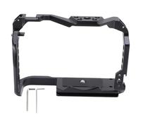 Camera Cage for R8 Camera Frame Rig, Aluminum Alloy with Arca Base Quick Release Plate, Cold Shoe & Multiple Screw Holes - Stable Protection & Versatile Mounting for Vloggers