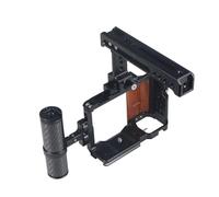 Camera Cage For Sony ZV-E10 With Side Hand Grip & Top Handle, Vlog Video Rig Filmmaking System With Mounts(Type A Set 3)