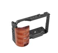 Camera Cage For Sony ZV-E10 With Side Hand Grip & Top Handle, Vlog Video Rig Filmmaking System With Mounts(A Cage Only)