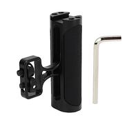 Camera Cage Side Handle Grip Adjustable Up and Down, Aluminum Alloy Plastic, 1/4 Screw Mount for Vlogging and Photography - Strong Durable Build, Multi - Interface Compatibilit