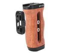 Camera Cage Side Handle, Side Handgrip with Cold Shoe 1/4 Inch Screw and 1/4 Inch Threads, Up and Down Adjustable, Ergonomic Design Lightweight Camera Side Grip