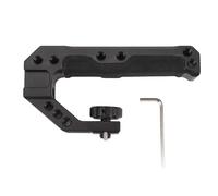 Camera Cage Top Handle, Aluminum Alloy Video Stabilizing Rig Grip with Cold Shoe Mount, 1/4 inch and 3/8 inch Screw Holes, for DSLR Camera, Ergonomic Silicone Grip