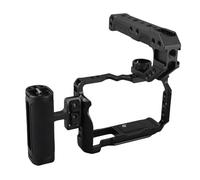 Camera Cage Video Rig Camera Rig for R50 with Side Handle Top Carrying Handle 1/4 3/8 Inch Screw Hole Cold Shoe Mount Ergonomic Design Aluminum Alloy CNC Processing