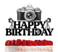 Camera Cake Decorations for Photographers Birthday Parties Photography Enthusiasts Creative Photography Theme Cake Topper Unique Design Ideal for Photography Events and Celebrations