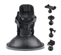 Camera Car Mount - Dash Cam Stand, Universsal Vehicle Rig | Rotating Camera Suction, Flexible Braced Arm Mounting Base with Kit For Driving Shoots Filming On-Road Content and Road Trips