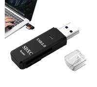 Camera Card Reader - TF Card Reader 5Gbps for Computer, Camera and Mobile | High Speed USB 3.0 Card Reader | Portable 2 Slots Card Adapter |