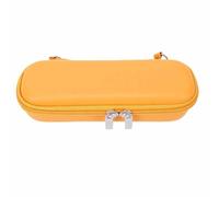 Camera Carry Case for Pocket 4/3 with Shock Absorption Features for On-The-Go Use Durable PU Leather 1 X Case 1 X Wrist Strap (Yellow)