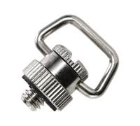 Camera Carry Screw Connector 1/4 Inch Metal Loop Attachment, Strap Replacement Hardware, Lanyard Setup Organizer, Travel Gear Storage Piece Camera Strap Screw Mount Wrist Connector Lanyard Adapter